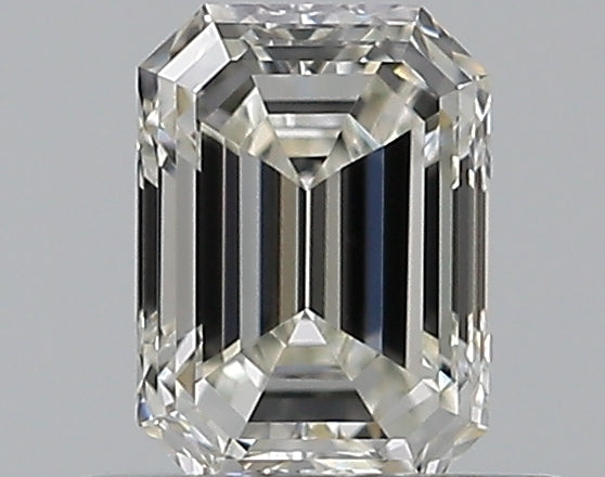 0.36 Carat Emerald Natural Diamond with  Cut Diamond in 14KT  view 1
