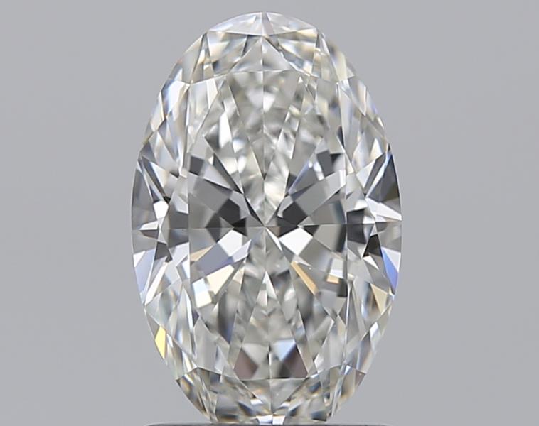 1.2 Carat Oval Natural Diamond with  Cut Diamond in 14KT  view 1

