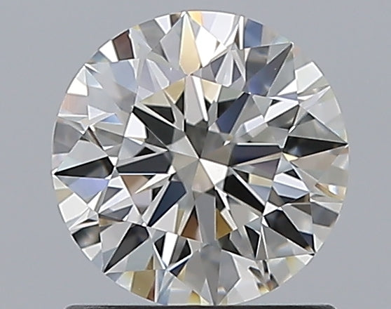 1.0 Carat Round Natural Diamond with  Cut Diamond in 14KT  view 1
