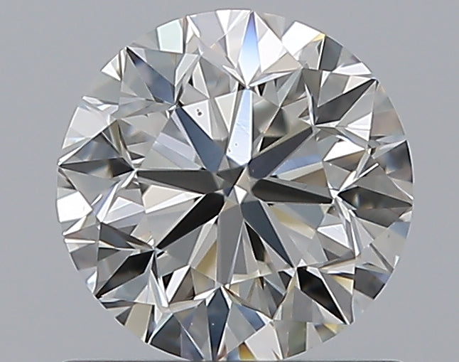 0.9 Carat Round Natural Diamond with  Cut Diamond in 14KT  view 1
