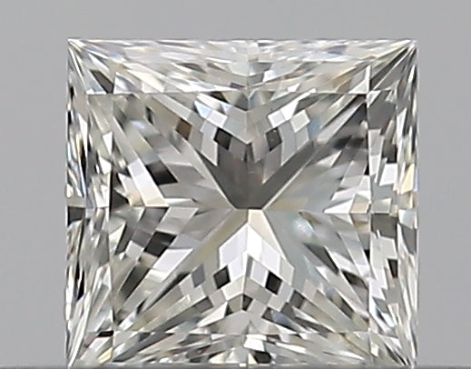0.3 Carat Princess Natural Diamond with  Cut Diamond in 14KT  view 1
