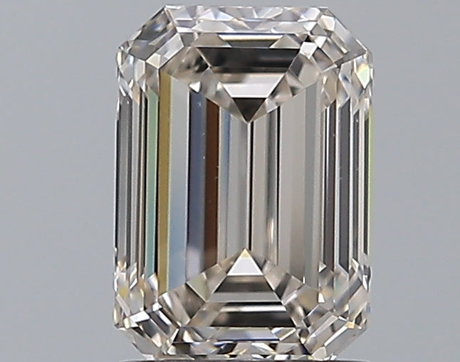 1.5 Carat Emerald Natural Diamond with  Cut Diamond in 14KT  view 1
