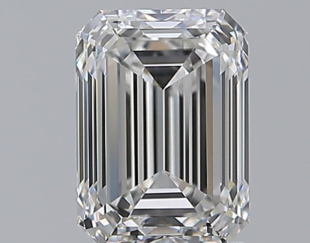 1.8 Carat Emerald Natural Diamond with  Cut Diamond in 14KT  view 1
