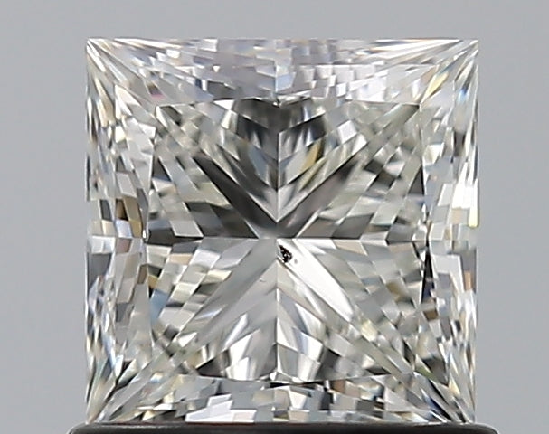 1.0 Carat Princess Natural Diamond with  Cut Diamond in 14KT  view 1
