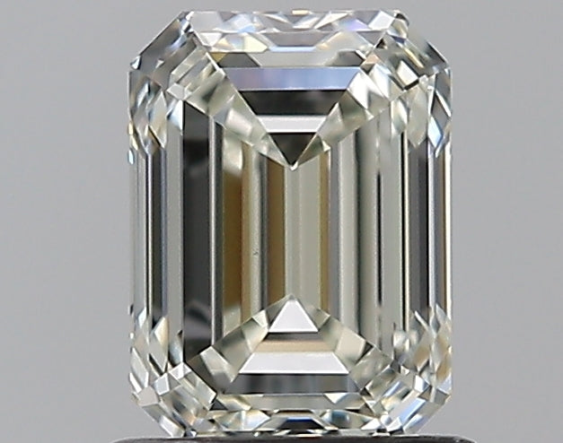 1.02 Carat Emerald Natural Diamond with  Cut Diamond in 14KT  view 1

