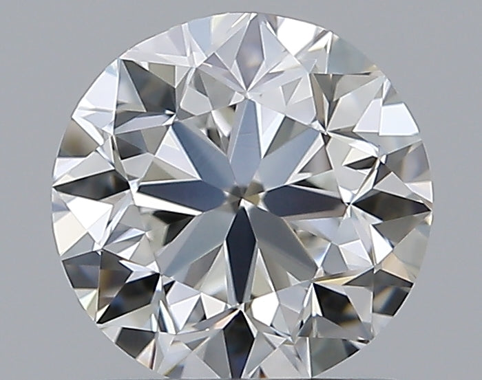 0.9 Carat Round Natural Diamond with  Cut Diamond in 14KT  view 1
