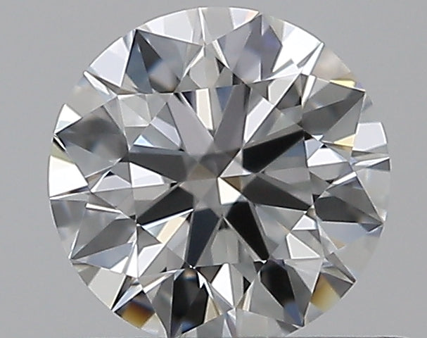 0.5 Carat Round Natural Diamond with  Cut Diamond in 14KT  view 1
