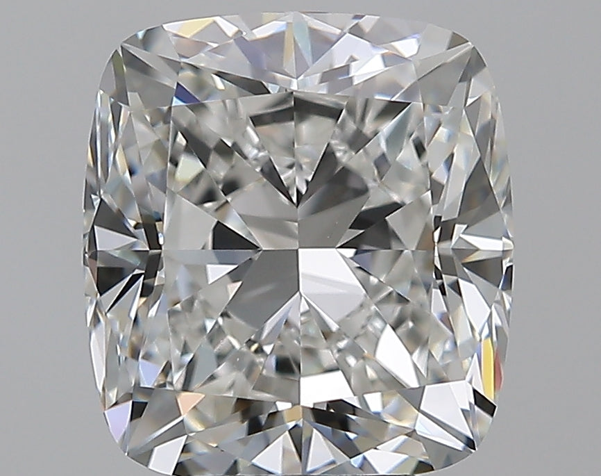 5.01 Carat Cushion Natural Diamond with  Cut Diamond in 14KT  view 1
