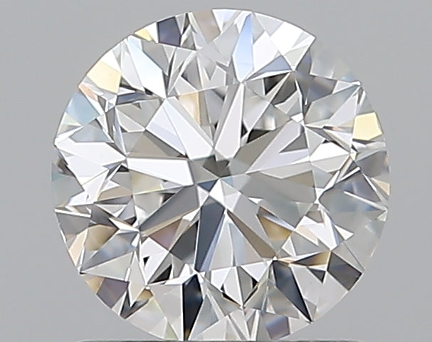 1.0 Carat Round Natural Diamond with  Cut Diamond in 14KT  view 1
