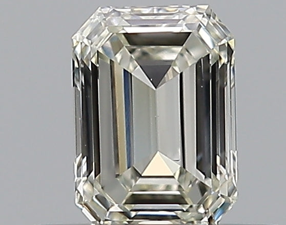 0.4 Carat Emerald Natural Diamond with  Cut Diamond in 14KT  view 1
