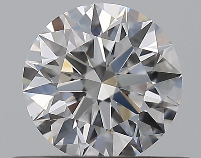 0.5 Carat Round Natural Diamond with  Cut Diamond in 14KT  view 1
