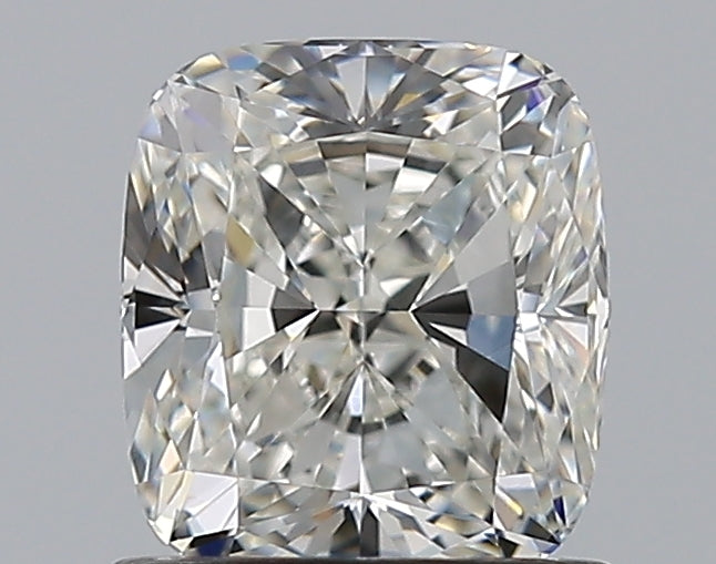 1.1 Carat Cushion Natural Diamond with  Cut Diamond in 14KT  view 1
