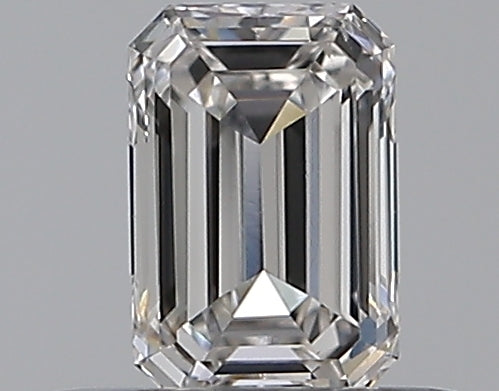 0.3 Carat Emerald Natural Diamond with  Cut Diamond in 14KT  view 1
