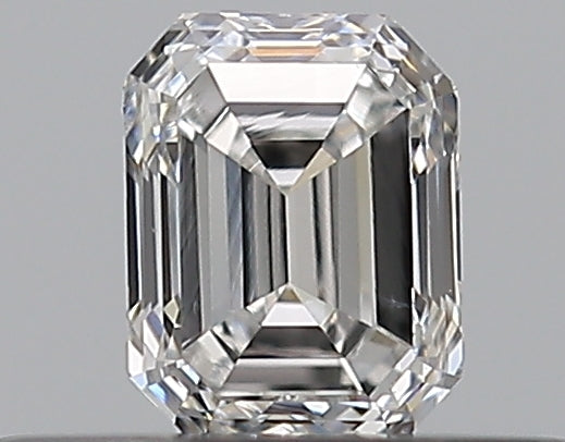 0.3 Carat Emerald Natural Diamond with  Cut Diamond in 14KT  view 1
