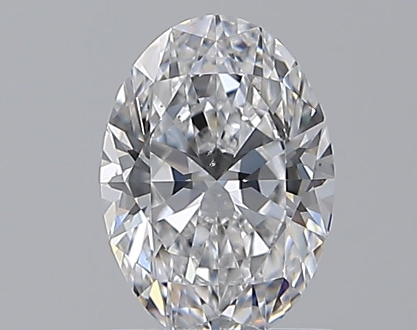0.81 Carat Oval Natural Diamond with  Cut Diamond in 14KT  view 1
