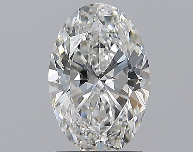 1.22 Carat Oval Natural Diamond with  Cut Diamond in 14KT  view 1
