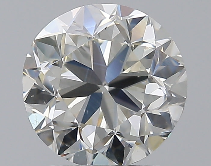2.0 Carat Round Natural Diamond with  Cut Diamond in 14KT  view 1
