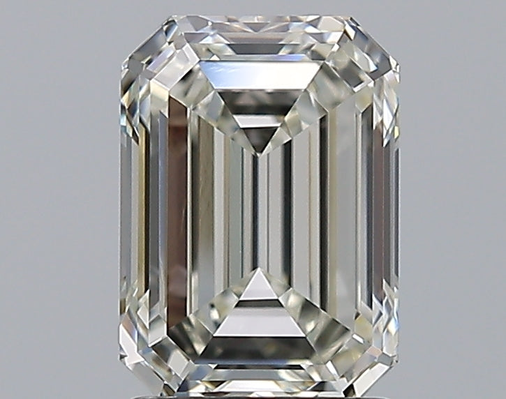 2.01 Carat Emerald Natural Diamond with  Cut Diamond in 14KT  view 1
