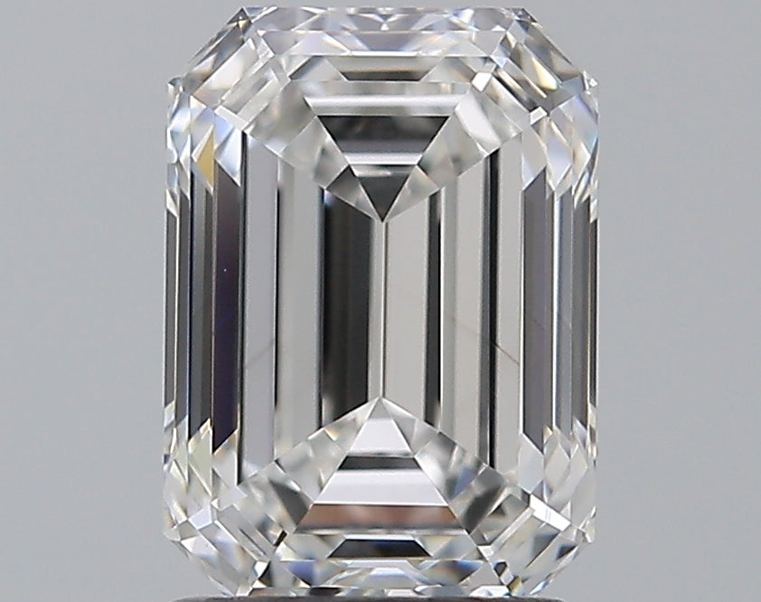 1.81 Carat Emerald Natural Diamond with  Cut Diamond in 14KT  view 1
