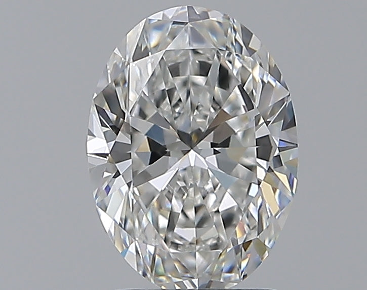 2.01 Carat Oval Natural Diamond with  Cut Diamond in 14KT  view 1
