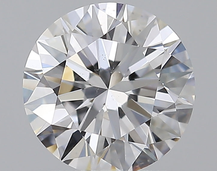 1.29 Carat Round Natural Diamond with  Cut Diamond in 14KT  view 1
