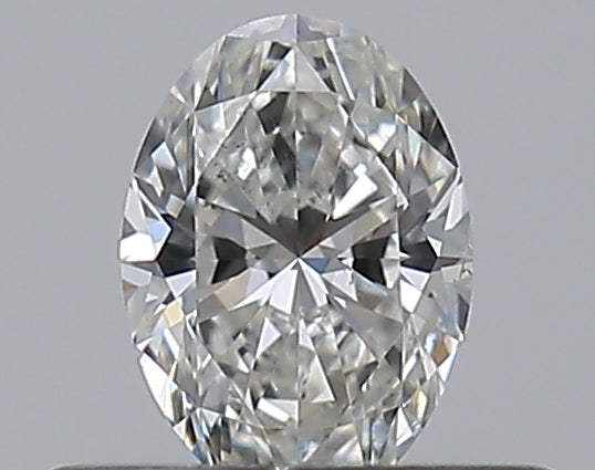 0.31 Carat Oval Natural Diamond with  Cut Diamond in 14KT  view 1
