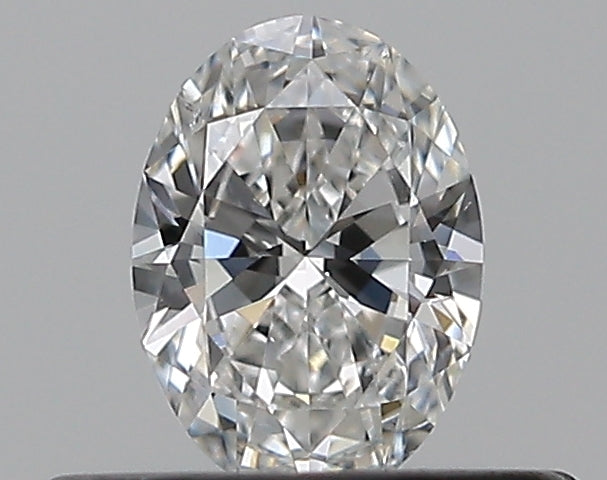 0.3 Carat Oval Natural Diamond with  Cut Diamond in 14KT  view 1
