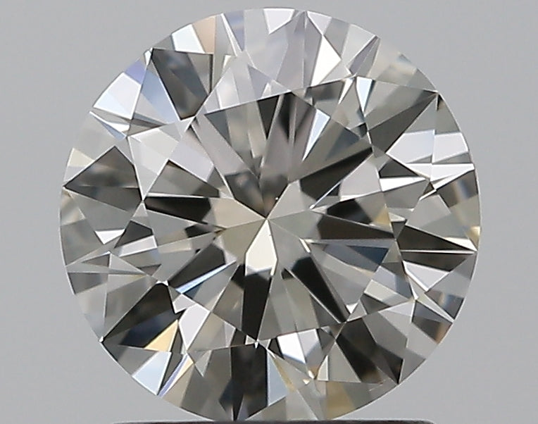 1.5 Carat Round Natural Diamond with  Cut Diamond in 14KT  view 1
