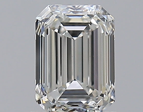 1.0 Carat Emerald Natural Diamond with  Cut Diamond in 14KT  view 1
