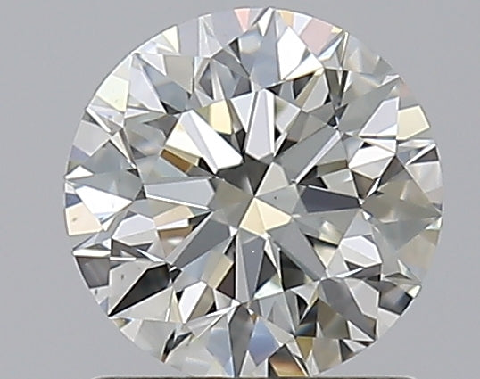 1.01 Carat Round Natural Diamond with  Cut Diamond in 14KT  view 1
