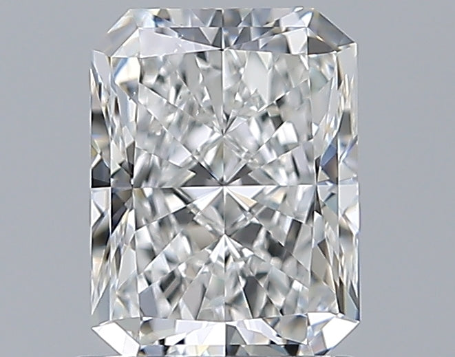 1.21 Carat Radiant Natural Diamond with  Cut Diamond in 14KT  view 1
