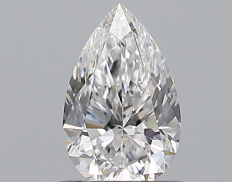 0.75 Carat Pear Natural Diamond with  Cut Diamond in 14KT  view 1
