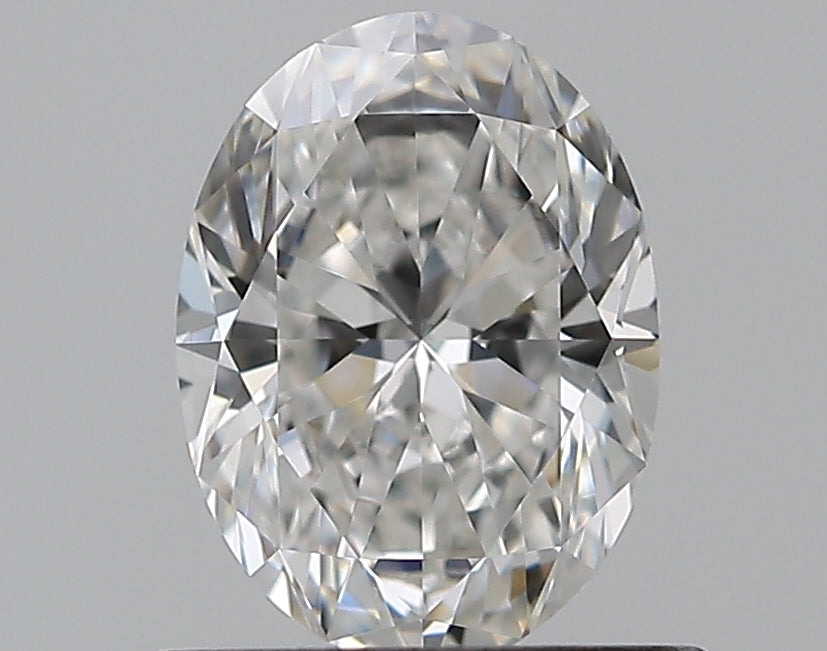 0.8 Carat Oval Natural Diamond with  Cut Diamond in 14KT  view 1
