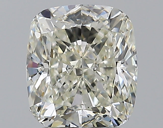2.01 Carat Cushion Natural Diamond with  Cut Diamond in 14KT  view 1
