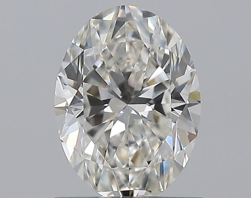 0.9 Carat Oval Natural Diamond with  Cut Diamond in 14KT  view 1

