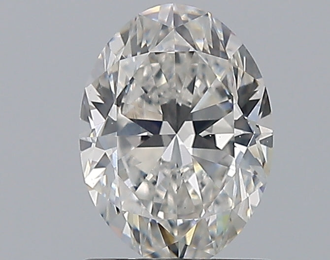 1.21 Carat Oval Natural Diamond with  Cut Diamond in 14KT  view 1
