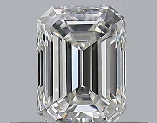 0.3 Carat Emerald Natural Diamond with  Cut Diamond in 14KT  view 1
