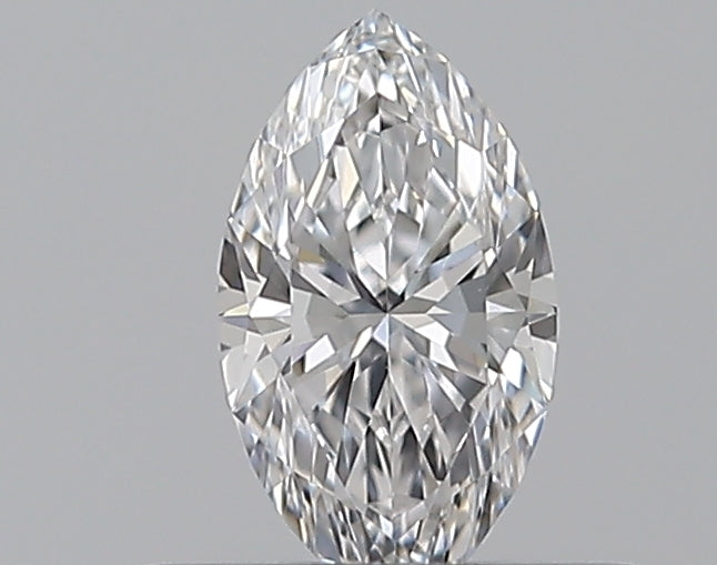 0.3 Carat Marquise Natural Diamond with  Cut Diamond in 14KT  view 1
