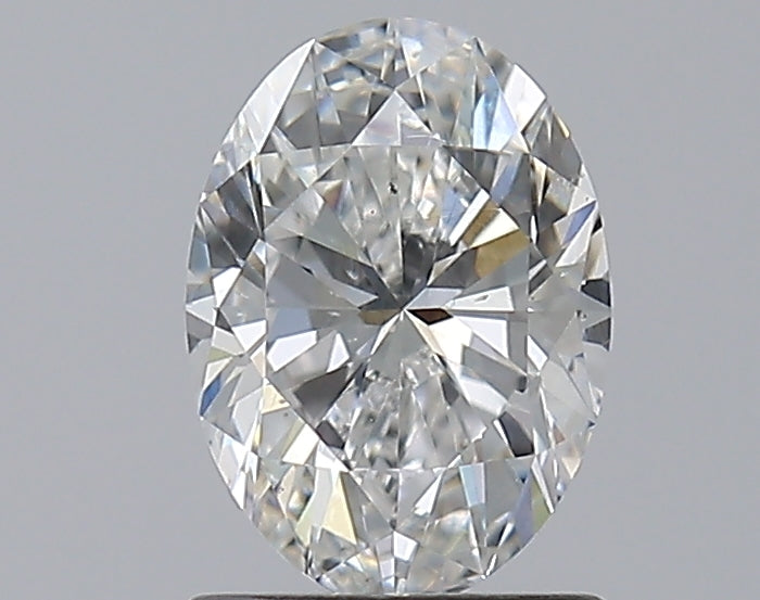 1.2 Carat Oval Natural Diamond with  Cut Diamond in 14KT  view 1
