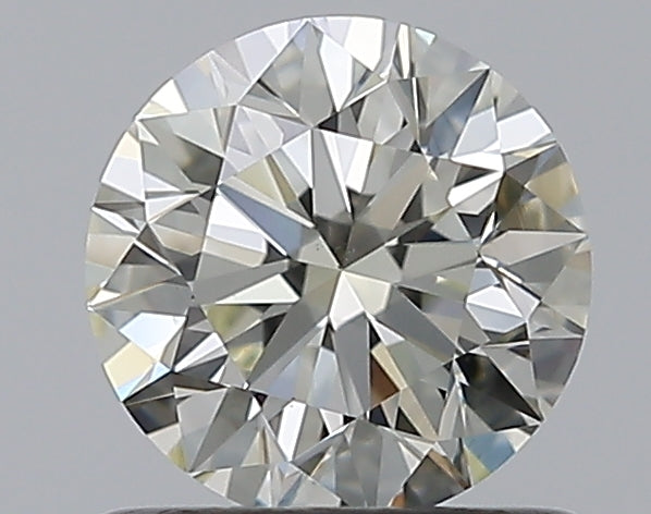 0.73 Carat Round Natural Diamond with  Cut Diamond in 14KT  view 1
