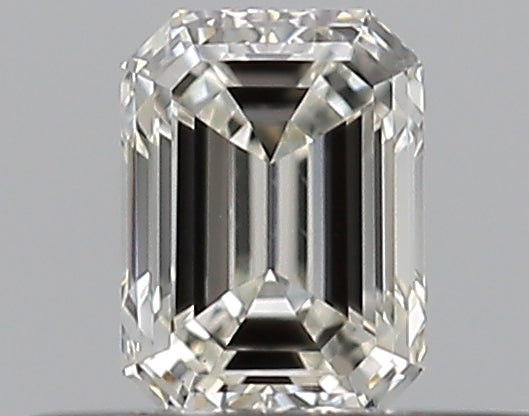 0.3 Carat Emerald Natural Diamond with  Cut Diamond in 14KT  view 1
