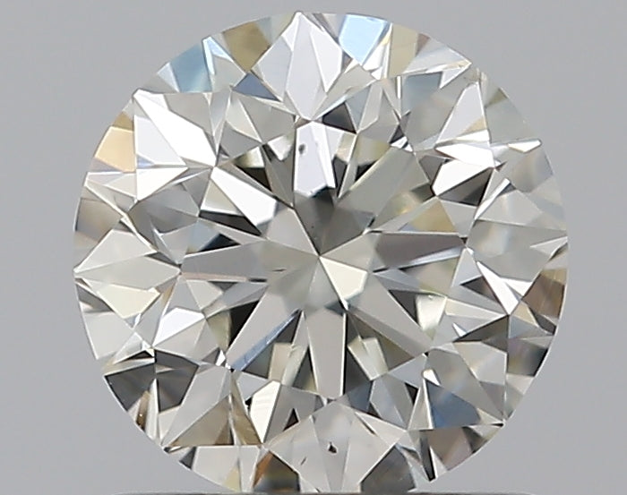 0.9 Carat Round Natural Diamond with  Cut Diamond in 14KT  view 1
