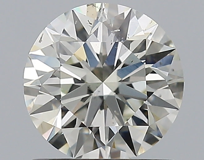 1.01 Carat Round Natural Diamond with  Cut Diamond in 14KT  view 1
