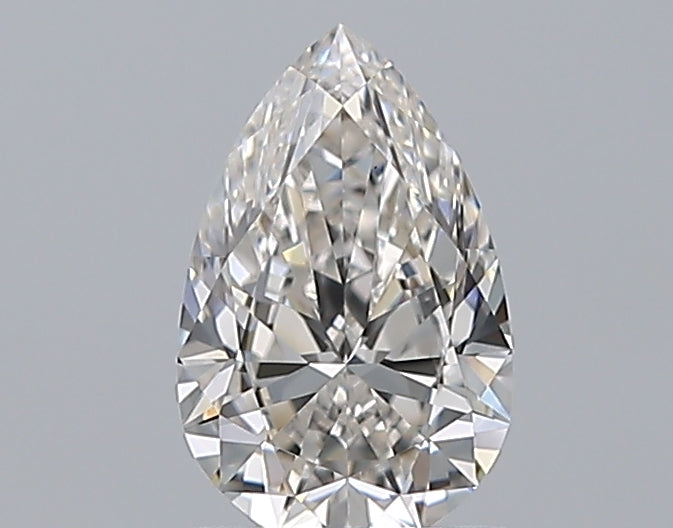 0.81 Carat Pear Natural Diamond with  Cut Diamond in 14KT  view 1
