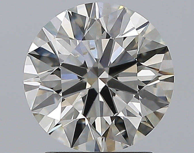 2.01 Carat Round Natural Diamond with  Cut Diamond in 14KT  view 1

