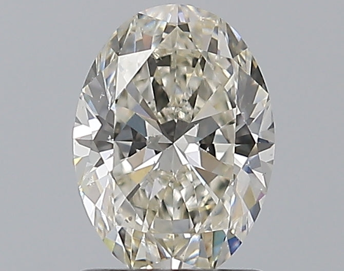 1.2 Carat Oval Natural Diamond with  Cut Diamond in 14KT  view 1
