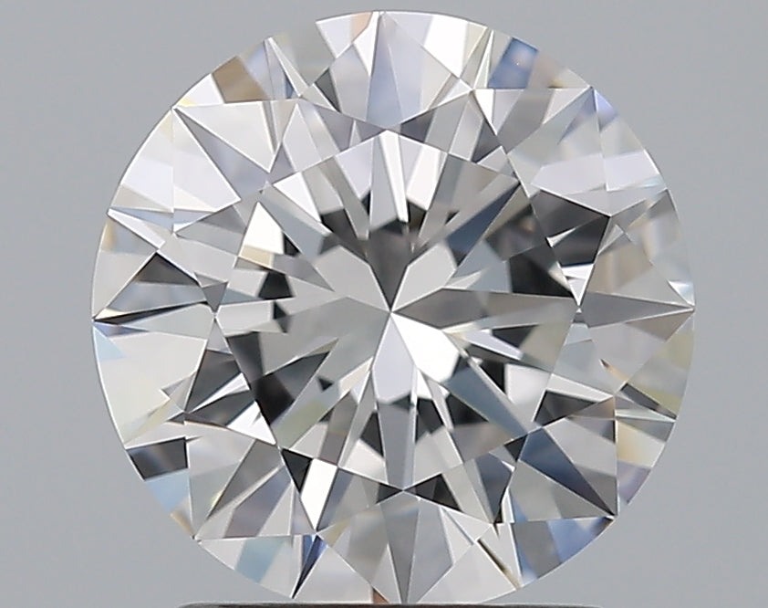 2.01 Carat Round Natural Diamond with  Cut Diamond in 14KT  view 1

