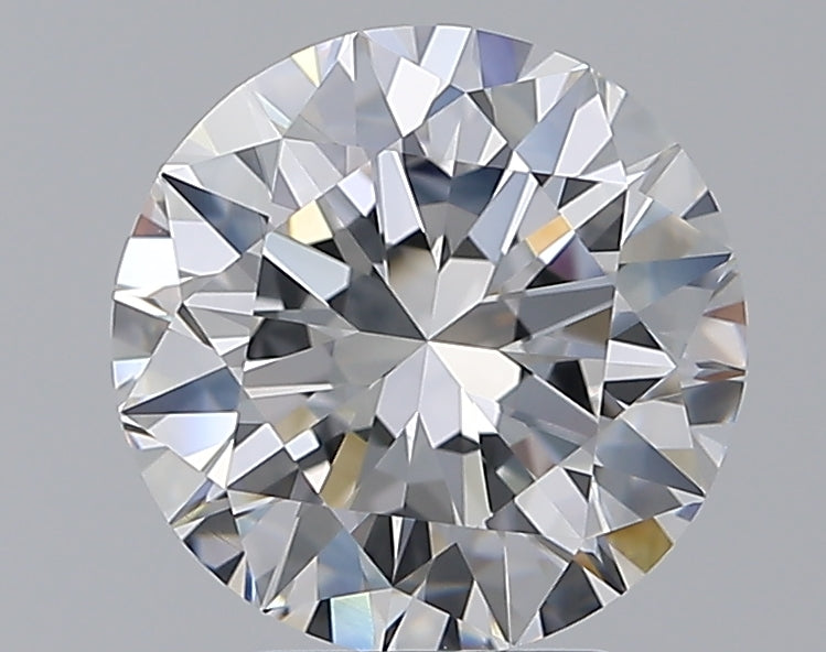3.5 Carat Round Natural Diamond with  Cut Diamond in 14KT  view 1
