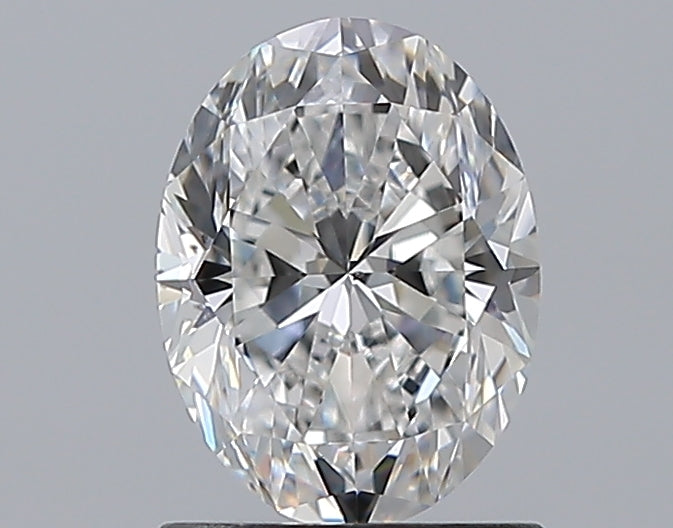 1.22 Carat Oval Natural Diamond with  Cut Diamond in 14KT  view 1
