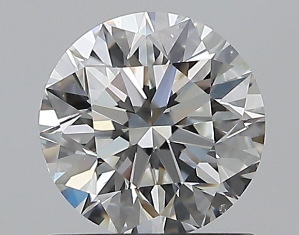 0.96 Carat Round Natural Diamond with  Cut Diamond in 14KT  view 1
